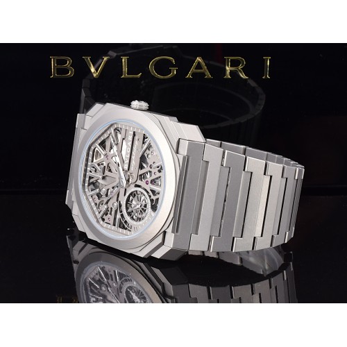Octo FINISSIMO "8 Days" Ref. 103610 Extra Thin 40mm Automatic Titanium new