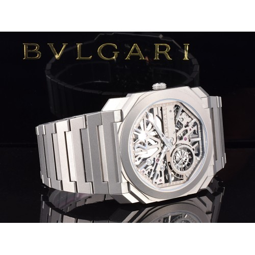 Octo FINISSIMO "8 Days" Ref. 103610 Extra Thin 40mm Automatic Titanium new