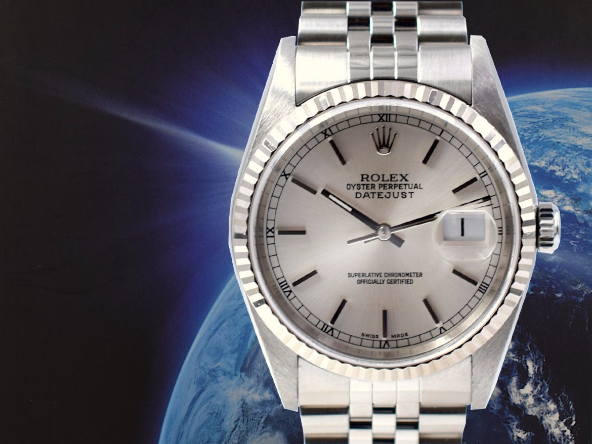 16234 Silver Index Dial - Full Set 36mm