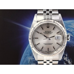 16234 Silver Index Dial - Full Set 36mm