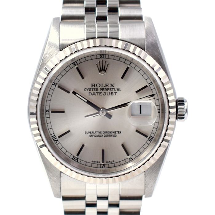 16234 Silver Index Dial - Full Set 36mm