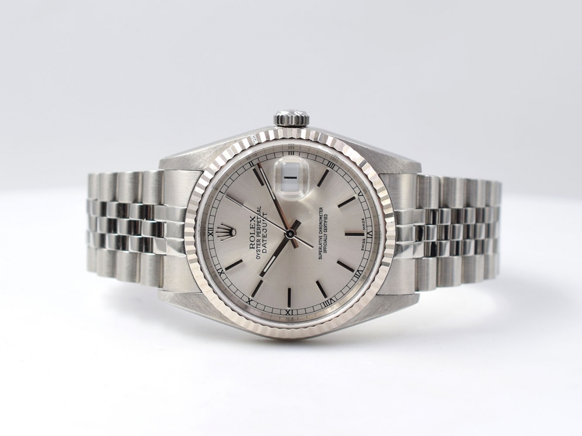 16234 Silver Index Dial - Full Set 36mm