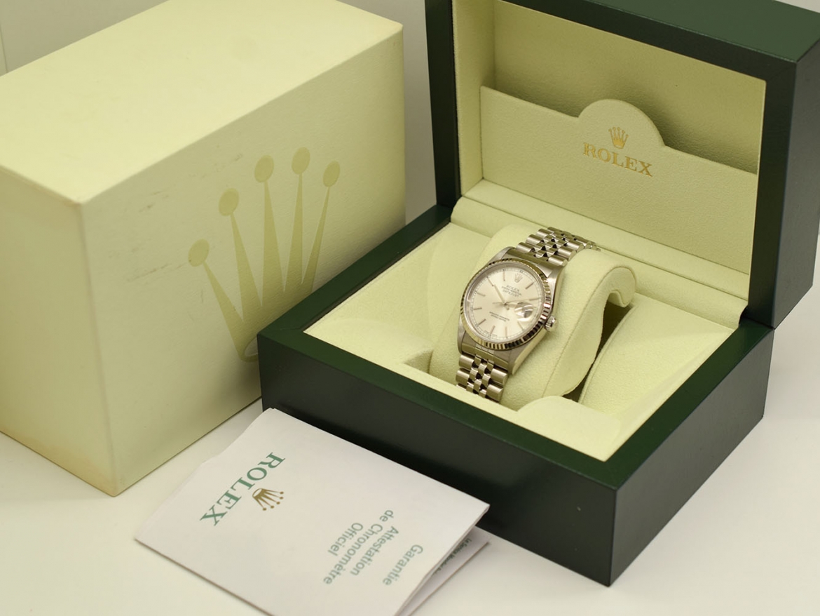 16234 Silver Index Dial - Full Set 36mm