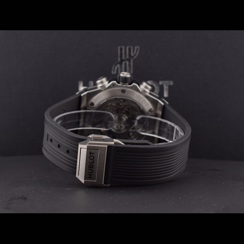 Unico Certified Chronograph 42MM Titanium Like New Box+Papers.       *