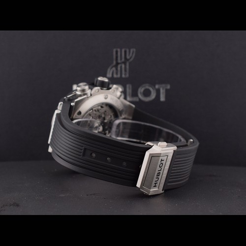 Unico Certified Chronograph 42MM Titanium Like New Box+Papers.       *