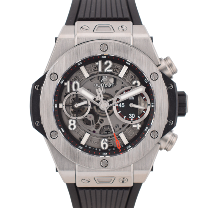 Unico Certified Chronograph 42MM Titanium Like New Box+Papers