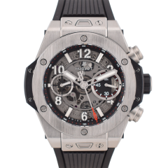 Unico Certified Chronograph 42MM Titanium Like New Box+Papers