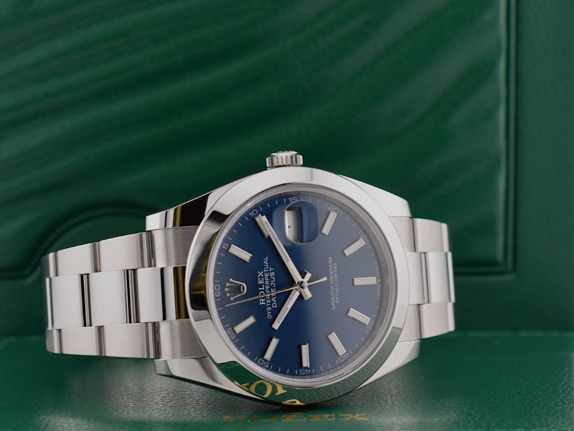 126300 Blue Index Dial 41mm - New 2024