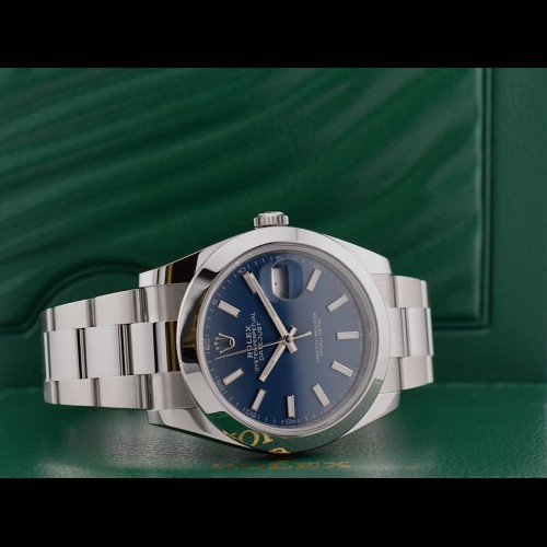 126300 Blue Index Dial 41mm - New 2024