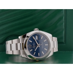 126300 Blue Index Dial 41mm - New 2024