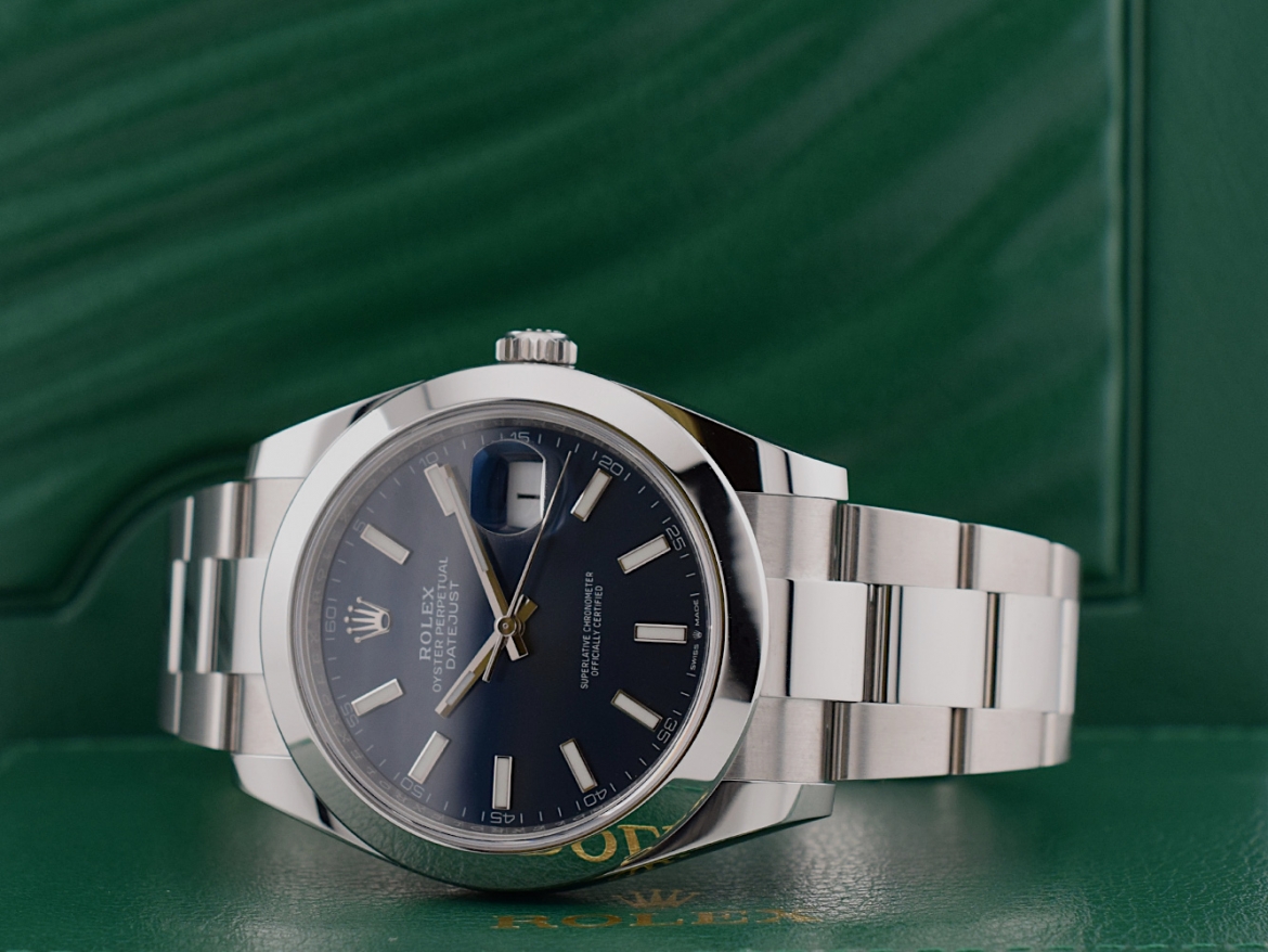 126300 Blue Index Dial 41mm - New 2024