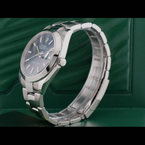 126300 Blue Index Dial 41mm - New 2024