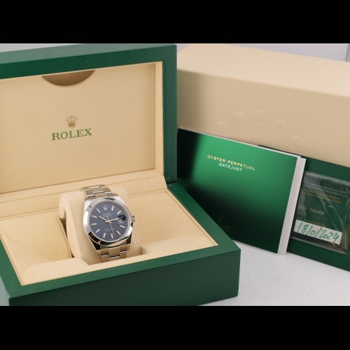 126300 Blue Index Dial 41mm - New 2024