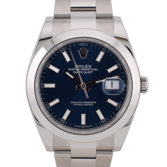 126300 Blue Index Dial 41mm - New 2024