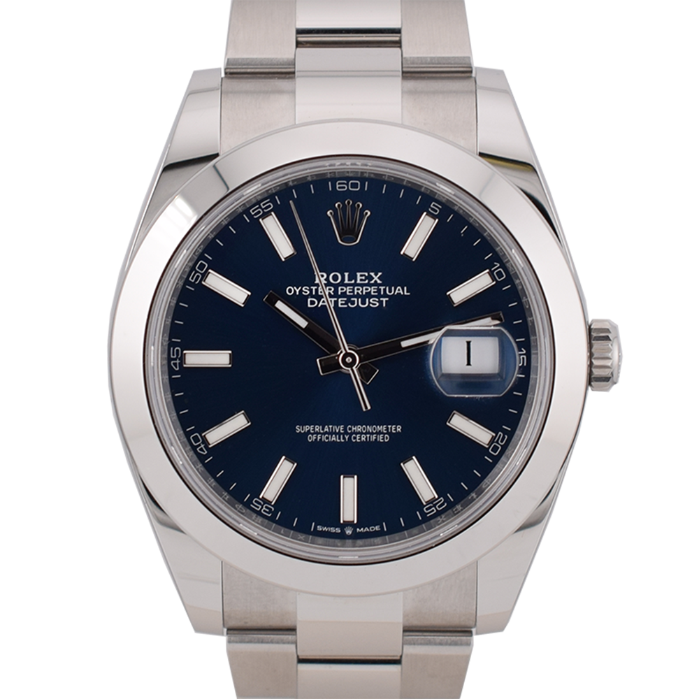 126300 Blue Index Dial 41mm - New 2024