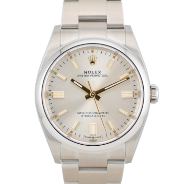 36mm silver new