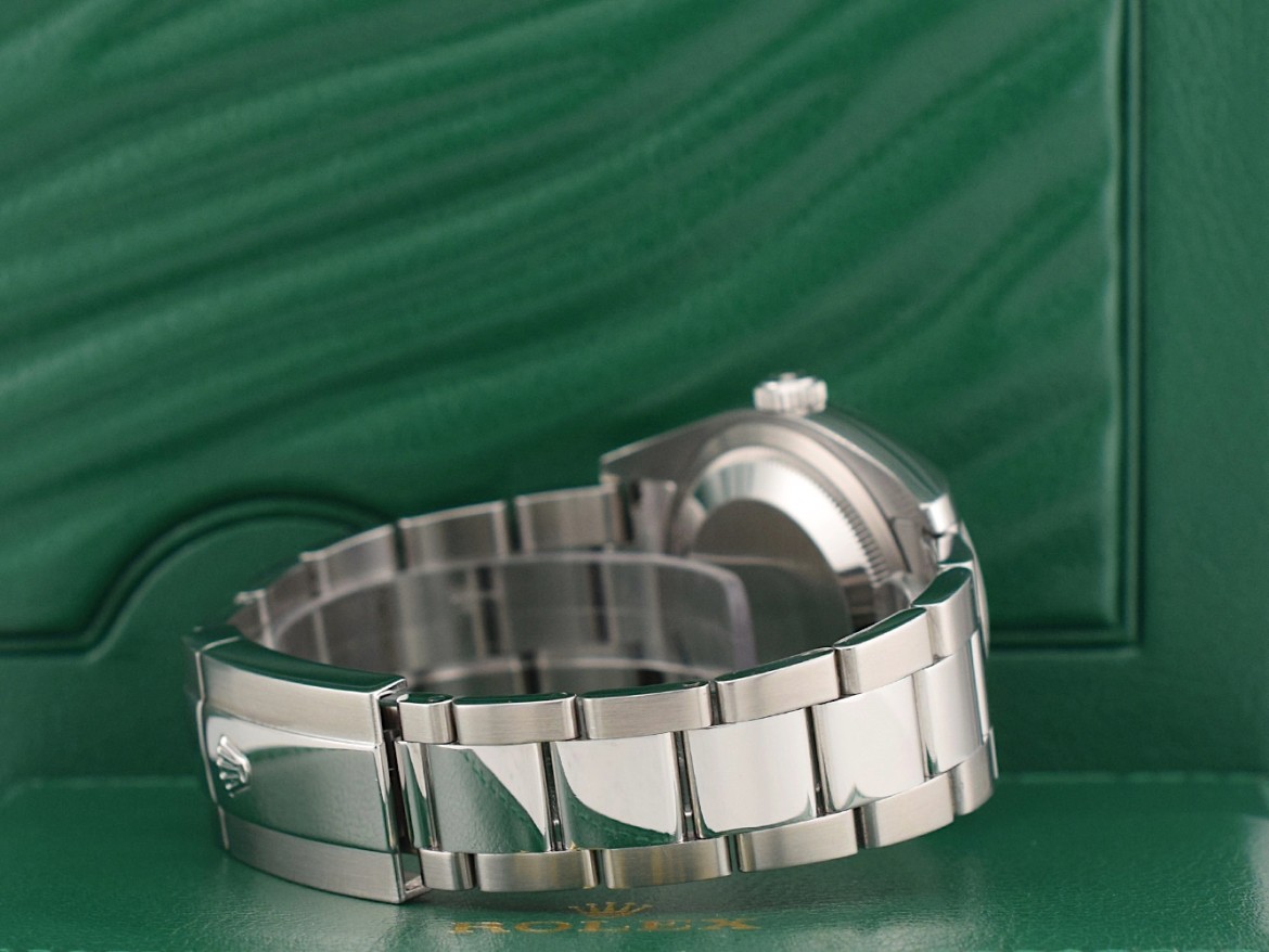 116234 Black Dial With Big Diamonds - Full Set 36mm