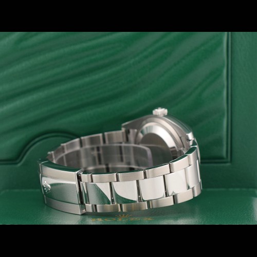 116234 Black Dial With Big Diamonds - Full Set 36mm