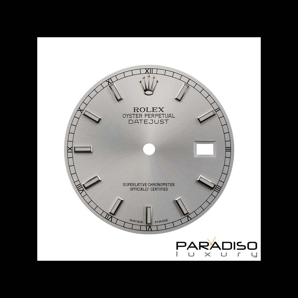 Dial for 116200/116234 - Silver index
