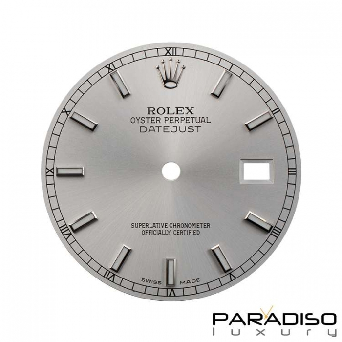 Dial for 116200/116234 - Silver index