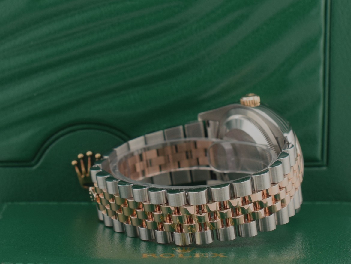 116231 Steel & Rose Gold With Black Jubilee Dial - Full Set 36mm