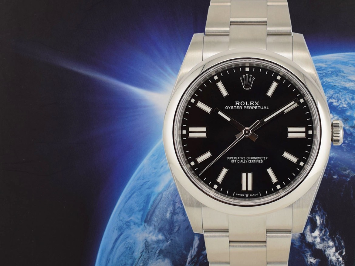 41mm ref. 124300 Black Dial New