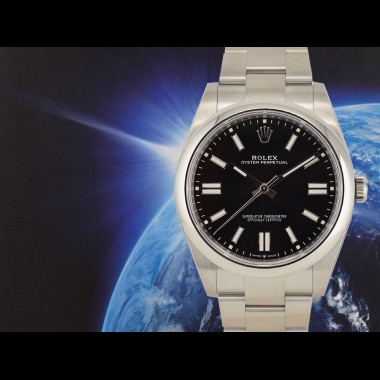 41mm ref. 124300 Black Dial New