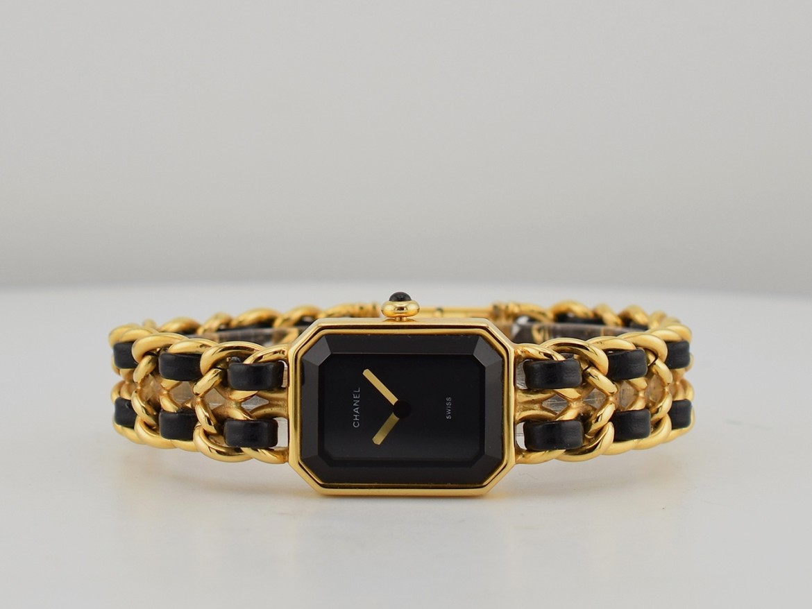 Première Gold Plated Leather Quartz