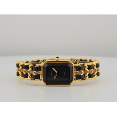 Première Gold Plated Leather Quartz