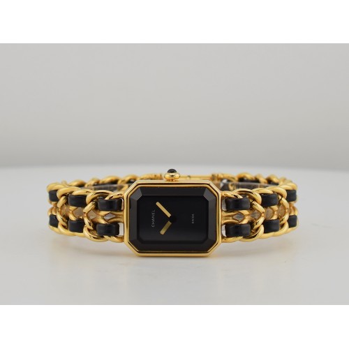 Première Gold Plated Leather Quartz