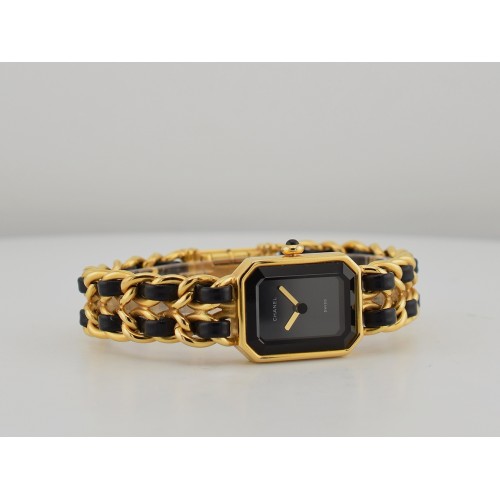 Première Gold Plated Leather Quartz