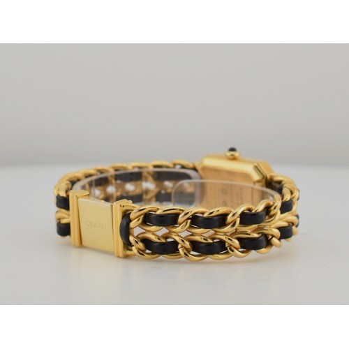 Première Gold Plated Leather Quartz