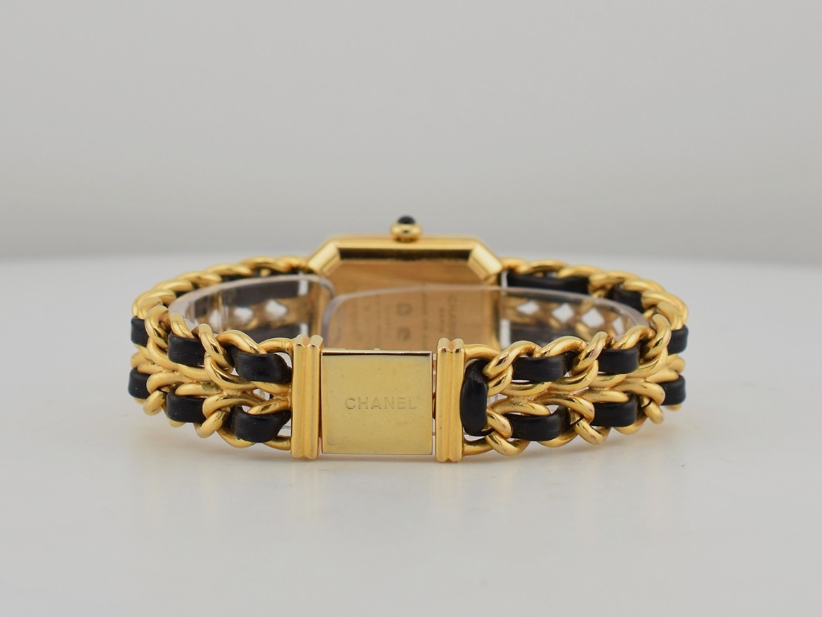Première Gold Plated Leather Quartz
