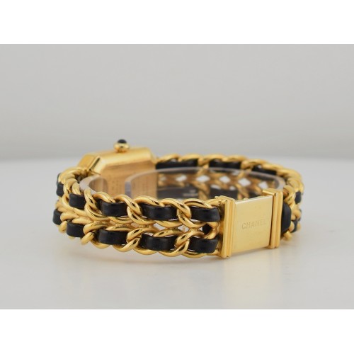 Première Gold Plated Leather Quartz