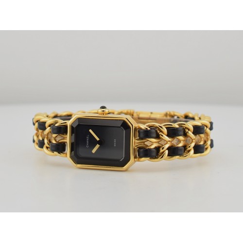 Première Gold Plated Leather Quartz