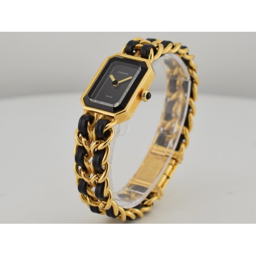Première Gold Plated Leather Quartz