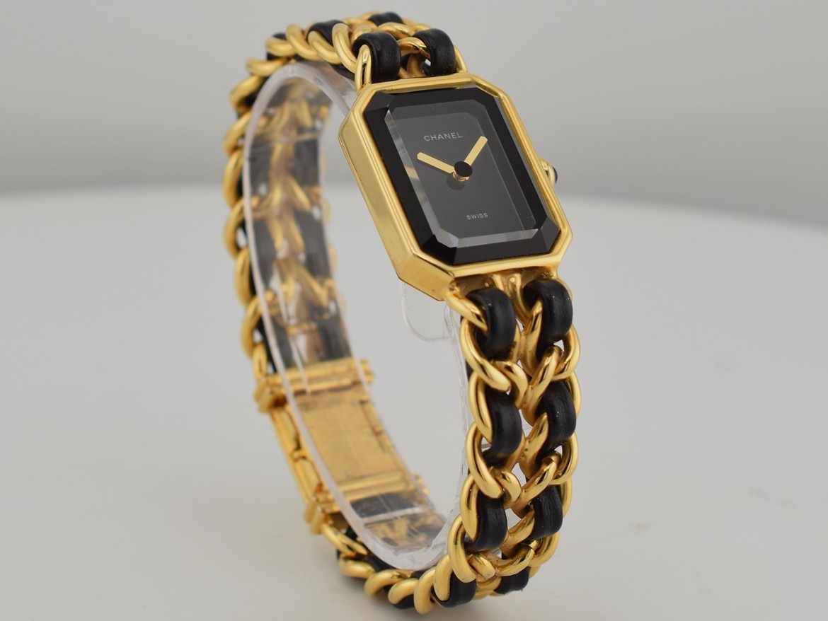 Première Gold Plated Leather Quartz