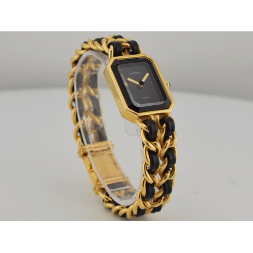 Première Gold Plated Leather Quartz