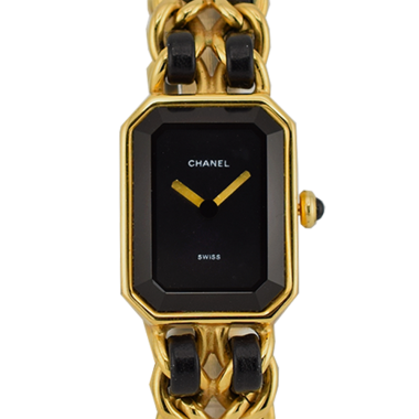 Première Gold Plated Leather Quartz