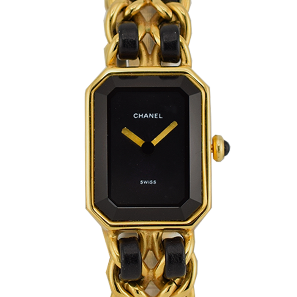 Première Gold Plated Leather Quartz