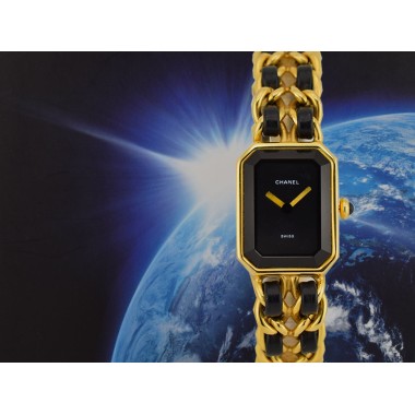 Première Gold Plated Leather Quartz