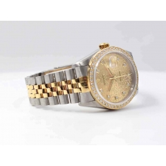 16233 Gold Jubilee Dial With Diamonds - After Diamonds Bezel