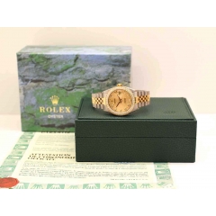 16233 Gold Jubilee Dial With Diamonds - After Diamonds Bezel