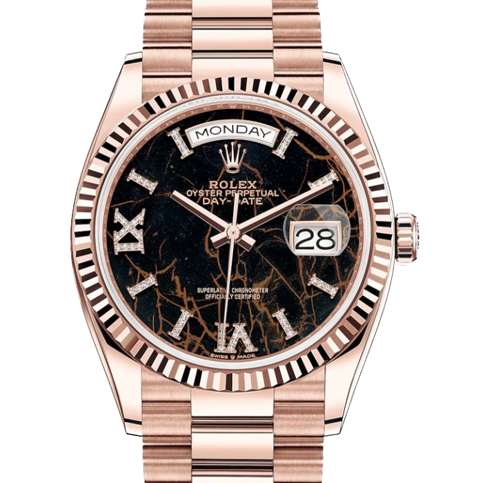 36mm Eisenkiesel Diamond Dial New