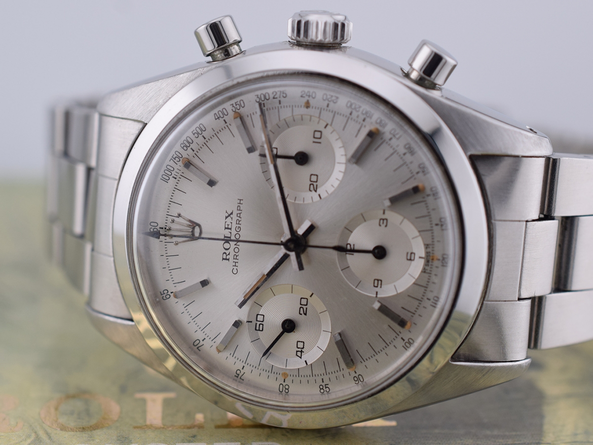 1967 Rolex Chronograph Pre Daytona 6238 Full Set + Carlo Pergola expertise
