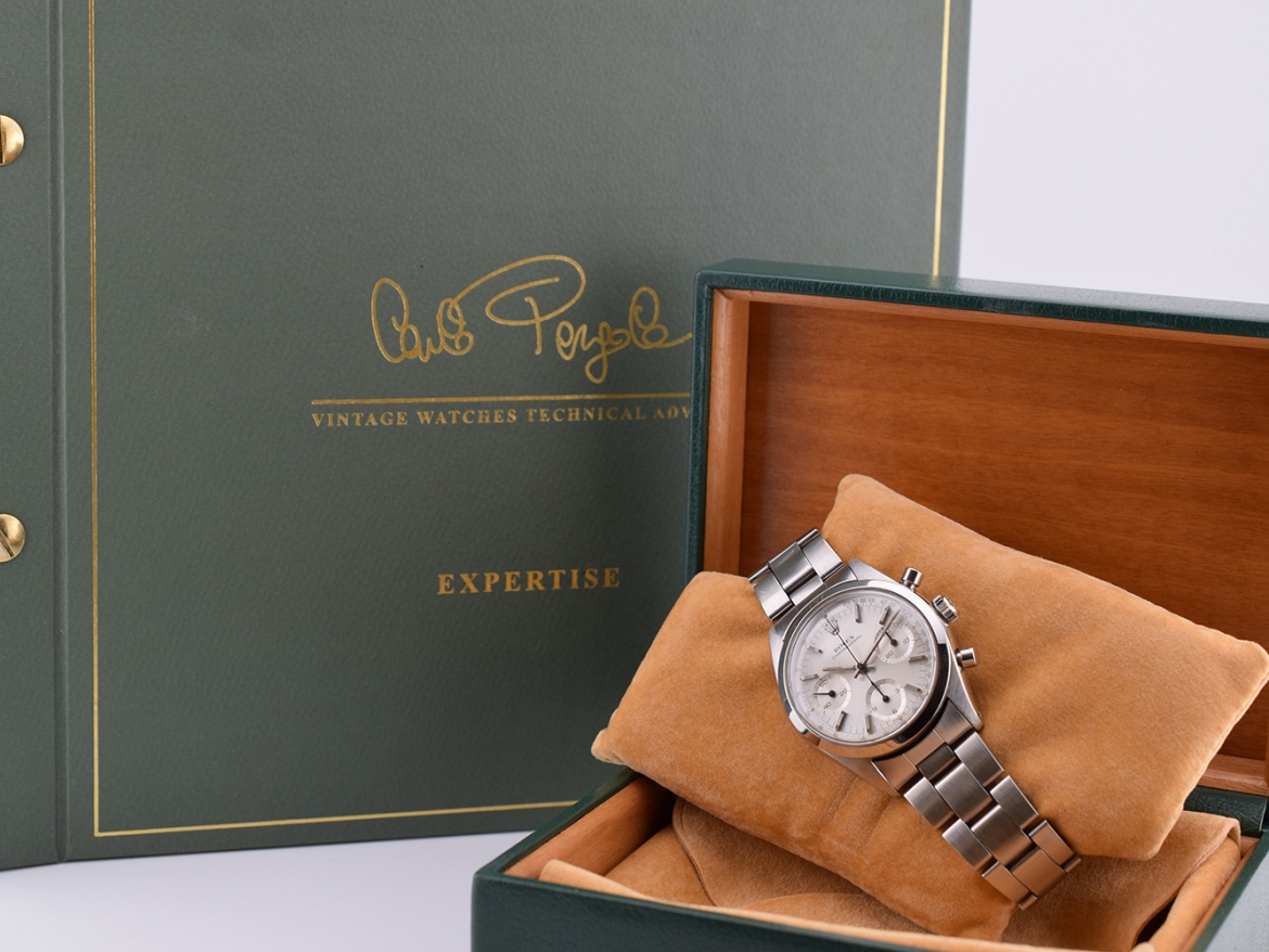 1967 Rolex Chronograph Pre Daytona 6238 Full Set + Carlo Pergola expertise