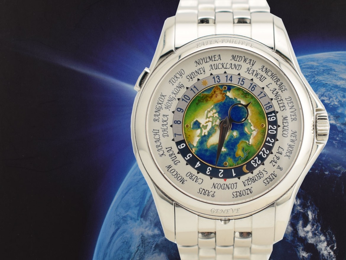 5131/1P-001 Platinum World Time
