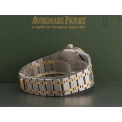 Dual Time Vintage  Ref 25730SA Gold Steel Papers  like new