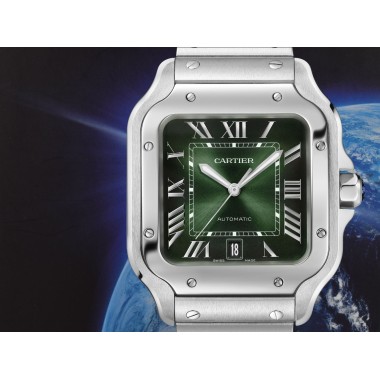 Santos Large Green Dial WSSA0062 NEW