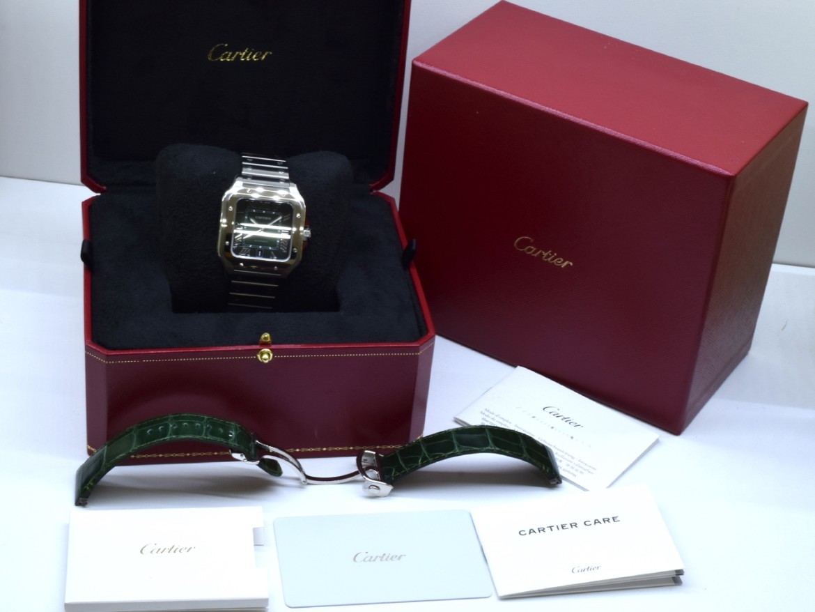 Santos Large Green Dial WSSA0062 NEW